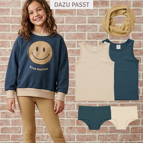 Pullover beige Wikinger Print