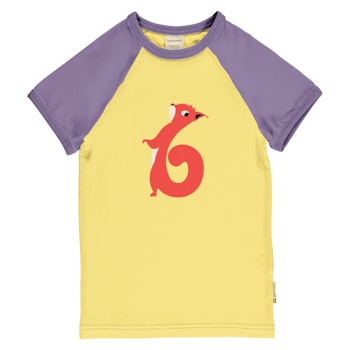 Raglanshirt kurzarm 6 Jahre Eichhörnchen