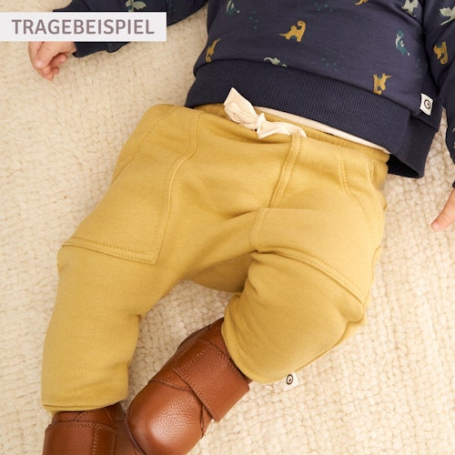 Weiche Babyhose große Taschen