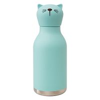 Bestie Bottle Edelstahltrinkflasche mit Trinkhalm Katze 460 ml