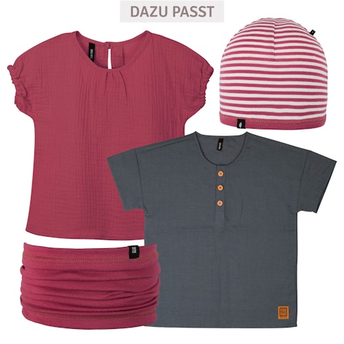 Elastischer Jersey Schlauchschal beere