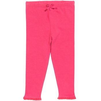 Leggings mit Rüschen in pink