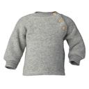 Vorschaubild Woll Fleece Pullover Holzknöpfe