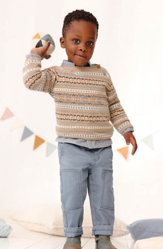Strickpullover Norweger-Muster