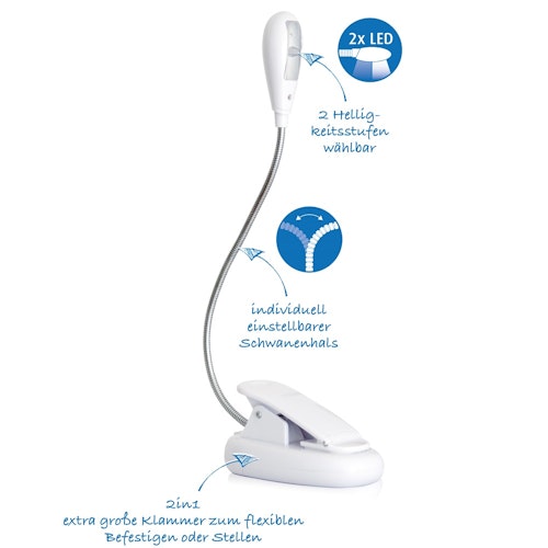 Flexibles Still Licht mit Klippfunktion