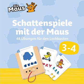 Schattenspiele mit der Maus 3-4 J. Kartensatz (ohne Lochkasten)