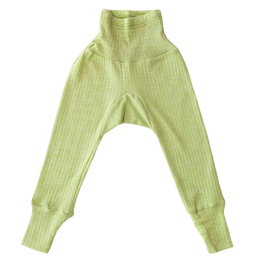 Leggings Cosilana Baumwolle Wolle/Seide lang Uni