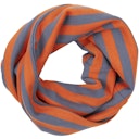 Vorschaubild Schlauchschal Streifen blau-orange