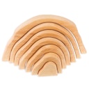 Vorschaubild Holzkrippe aus Massivholz zum Spiel u. Dekorieren 40 x 21 cm