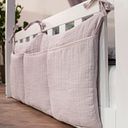 Vorschaubild Musselin Bett-Organizer für Hausbett & Gitterbett