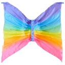 Vorschaubild Regenbogen Feenflügel aus Seide