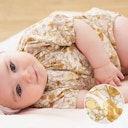 Vorschaubild Poplin Kurzarmbody Puffärmelchen floral