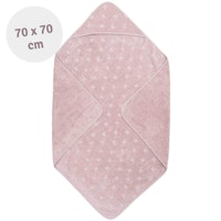 Kapuzenhandtuch Frottee 70 x 70cm rose