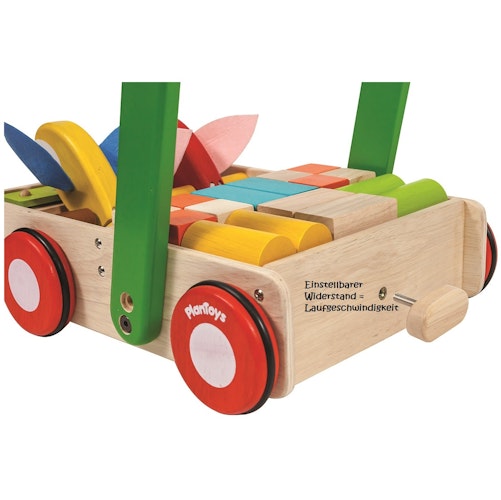 Lauflernwagen klappernde Vögel