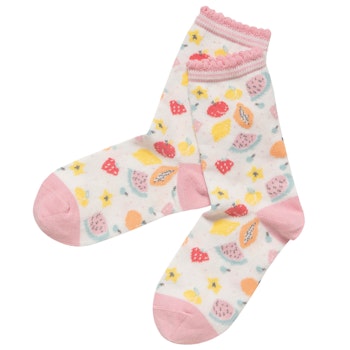 Kinder Socken Obstsalat weiß