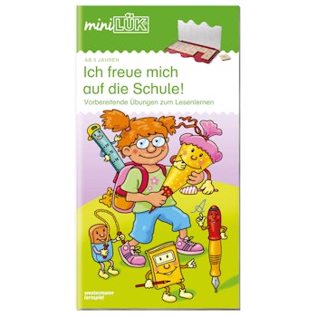 miniLÜK Übungsheft - Ich freue mich auf die Schule, Lesen, ab 5 J.