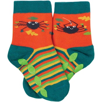 Stoppersocken Frottee Spinnen