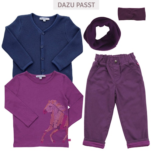 Langarmshirt mit Stickerei Mädchen