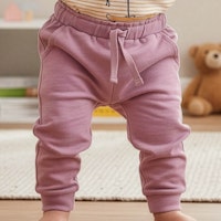 Weiche Sweathose Bündchen rosa