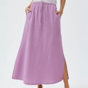 Vorschaubild Musselin Rock lang Damen