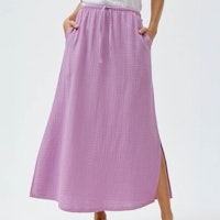 Musselin Rock lang Damen