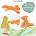 Vorschaubild Fuchs klein sitzend Holzfigur 4,5 cm