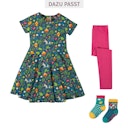 Vorschaubild Flatter Sommerkleid Regenbogen