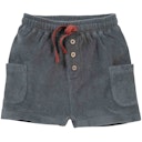 Vorschaubild Weiche Frottee Shorts schiefergrau