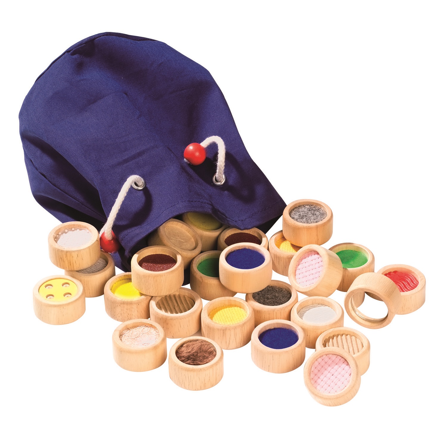 Oberflächen-Fühlmemo - finde die Paare!