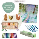 Vorschaubild Spieltuch Bio-Baumwolle Wald 100 x 100 cm