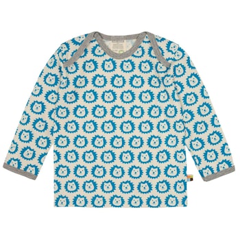 Leichtes Shirt langarm Löwen hellblau
