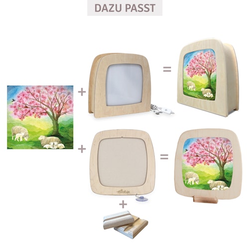 Vogel Geluk - kleine Lämmer nur die FOLIE