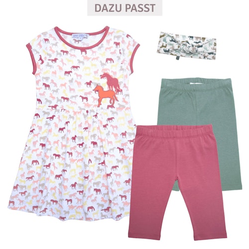 Elastisches Haarband Jersey Pferde