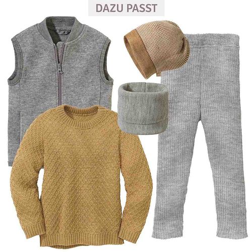 Pullover Disana Strick langarm Merinowolle
