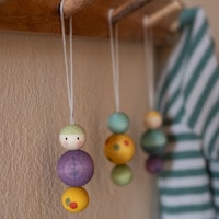 Holz Ornamente Weihnachtsbaumschmuck Snowy Buddy