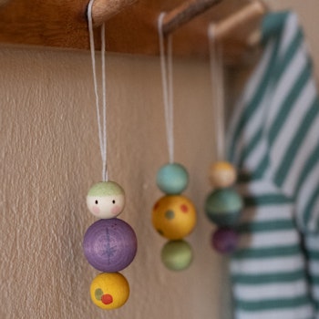 Holz Ornamente Weihnachtsbaumschmuck Snowy Buddy