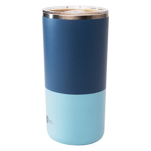 Edelstahl Thermobecher mit Henkel Pastellblau 590 ml