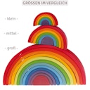 Vorschaubild Regenbogen gross Grimms 12 teilig 35,5 cm - BUNT