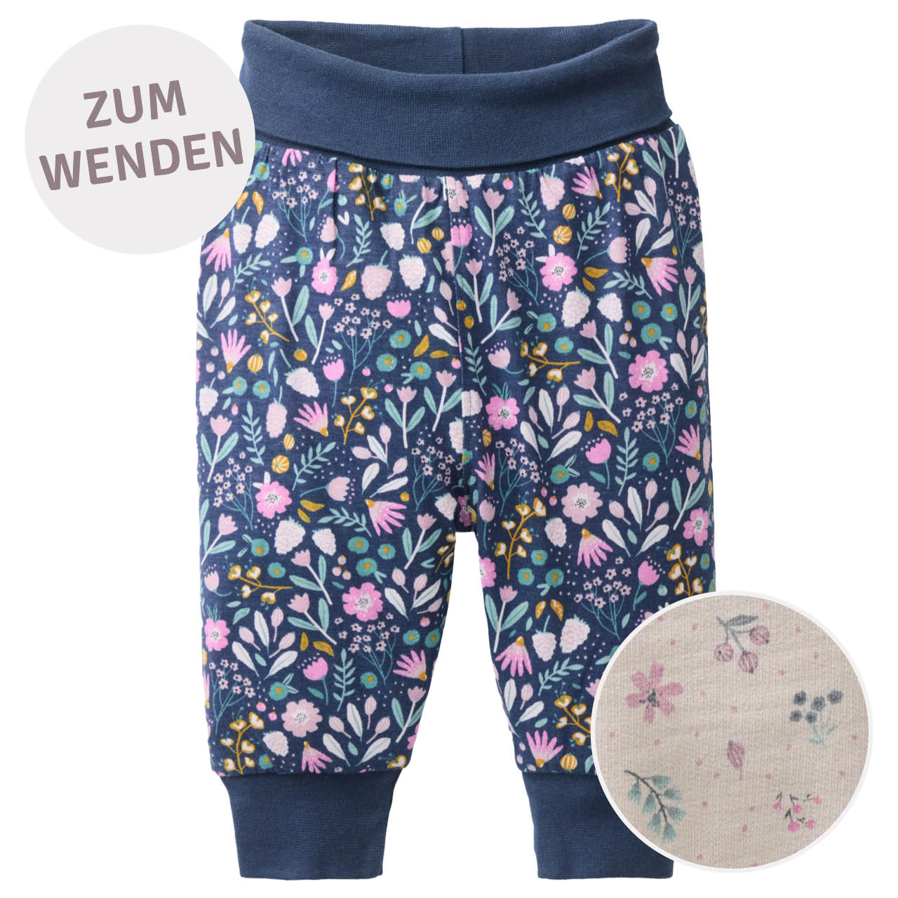 Weiche Wendehose Herbstblüten