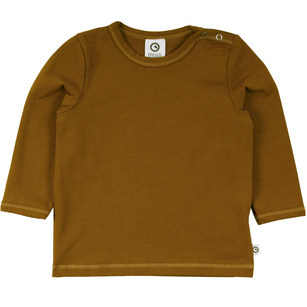 Dehnbares Basic Langarmshirt