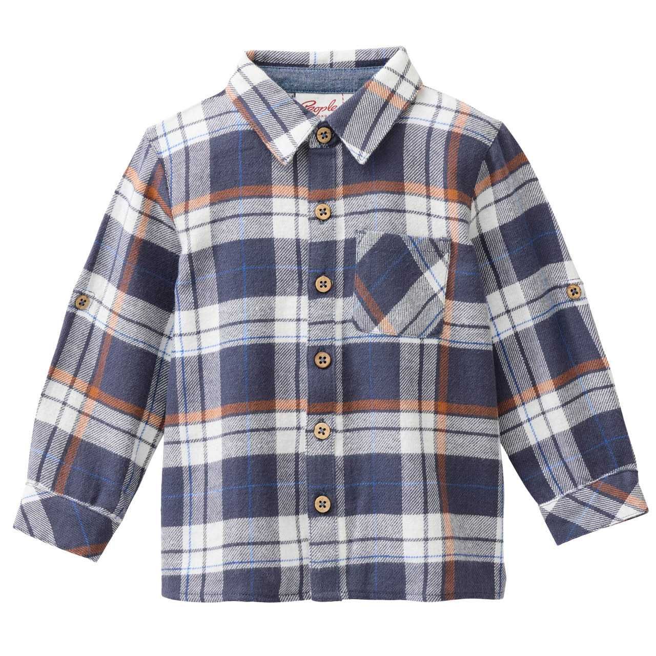 Langarmshirt People Wear Organic Bio-Baumwolle Uni