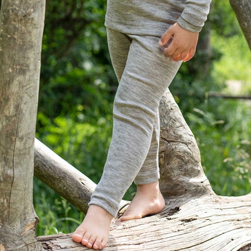 Kinder Leggings Wolle seide