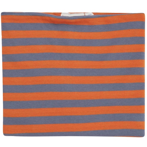 Schlauchschal Streifen blau-orange