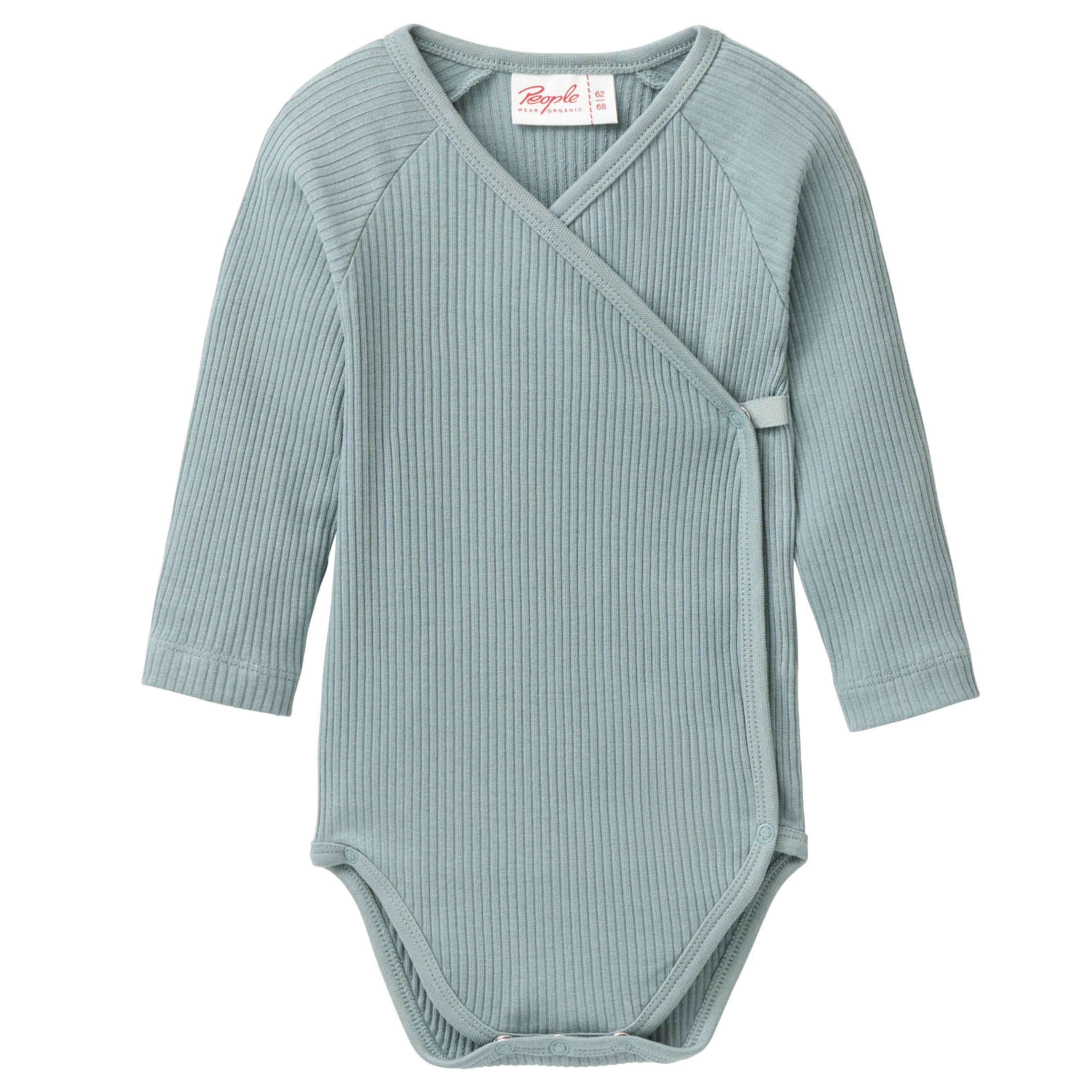 Wickelbody People Wear Organic langarm Bio-Baumwolle