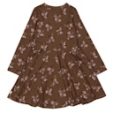 Vorschaubild Florales Flatterkleid langarm
