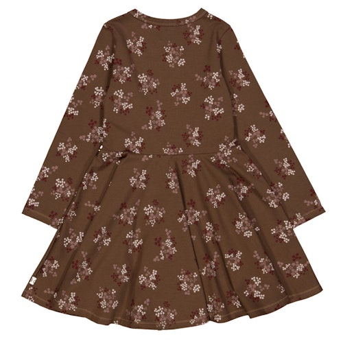 Florales Flatterkleid langarm