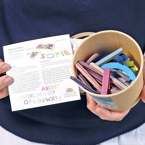 Bauspiel Alphabet ab 3 Jahre, 77 Teile