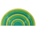 Vorschaubild Regenbogen gross Grimms wiesengrün 12 teilig 35,5 cm