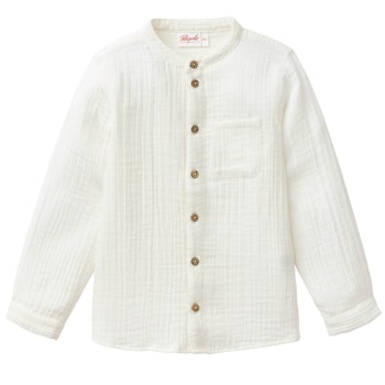 Leichtes Musselin Hemd weiß