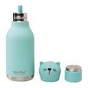 Vorschaubild Bestie Bottle Edelstahltrinkflasche mit Trinkhalm Katze 460 ml